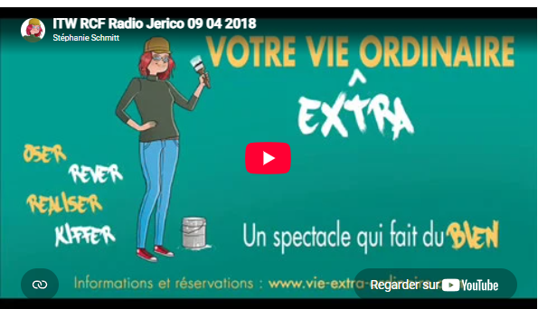 Bandeau complet de l’entretien de Stéphanie Schmitt sur RCF Radio Jérico